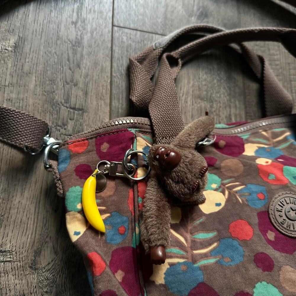 Awesome Japanese Floral Kipling Cross Body Shoulder Bag - Picture 2 of 8